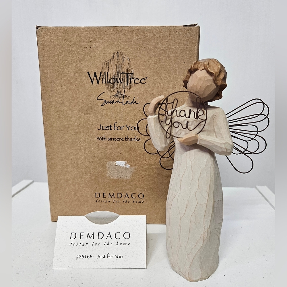 Willow tree "Just for you" Thank you figurine 5.5"